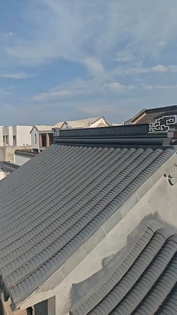 徽派屋顶 徽派铺法 徽派庭院