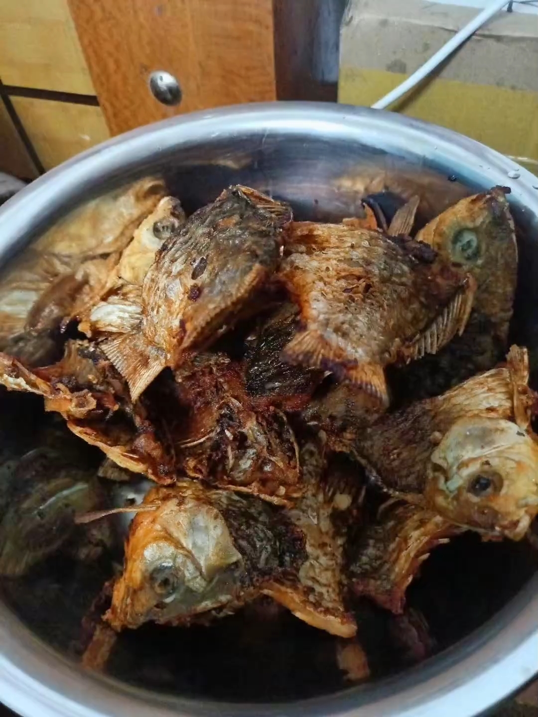 炸喜头鱼的别好吃