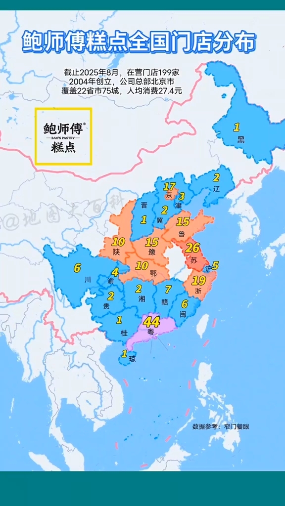 鲍师傅糕点是由鲍才胜于2004年创立的糕点品牌。但山寨店也多