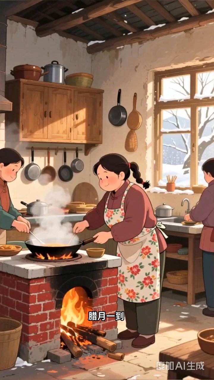 腊月厨房飘香,花馍腊肉唱响家的温暖