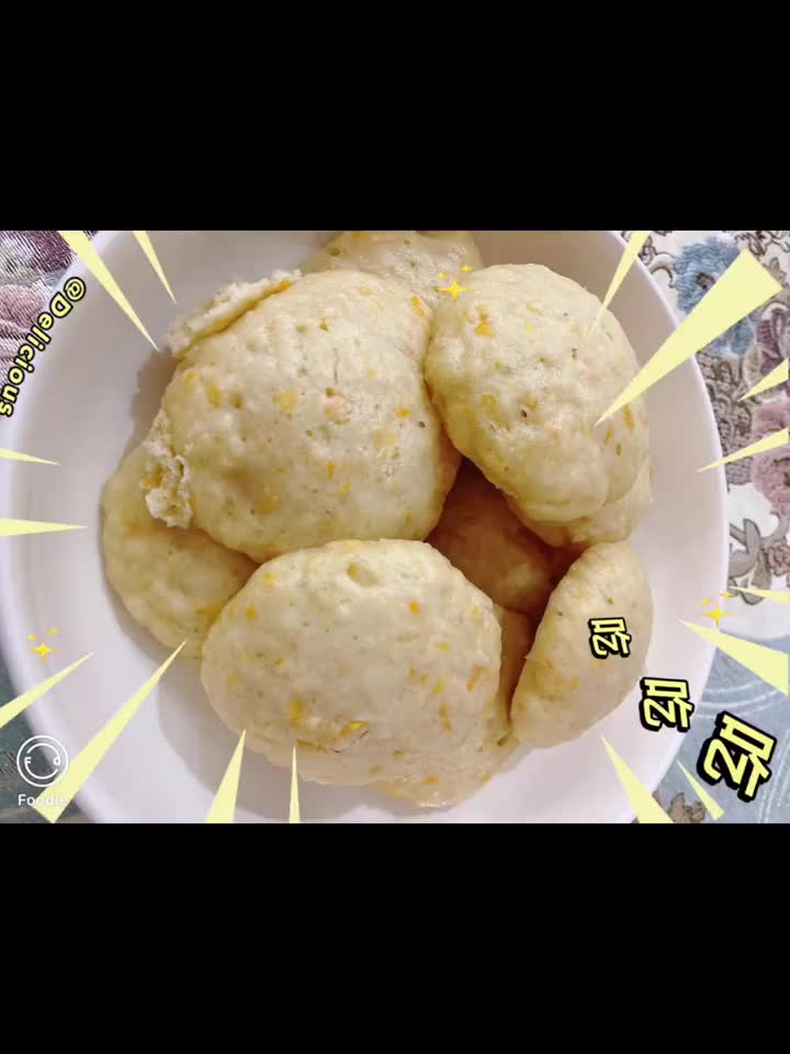 新鲜玉米浆馒头!做法简单