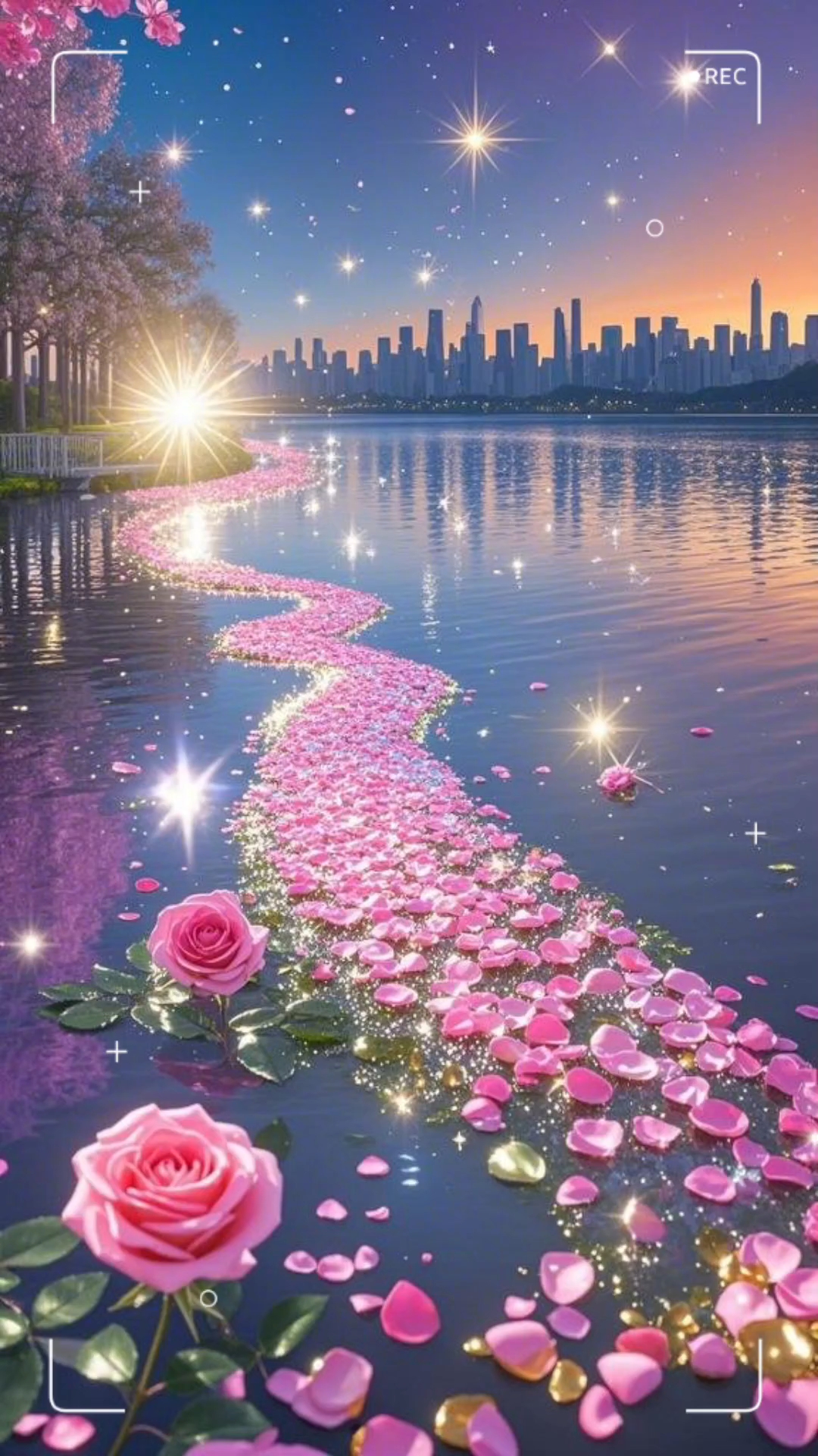 一眼心动!AI玫瑰手机壁纸,治愈你的每一天