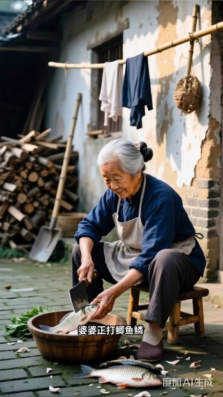 婆婆收鱼遇养鱼老头,两种鲫鱼引出养殖秘诀