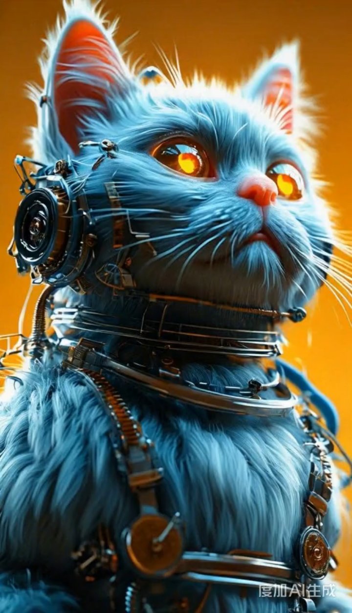 蒸汽朋克猫与科技的完美结合
