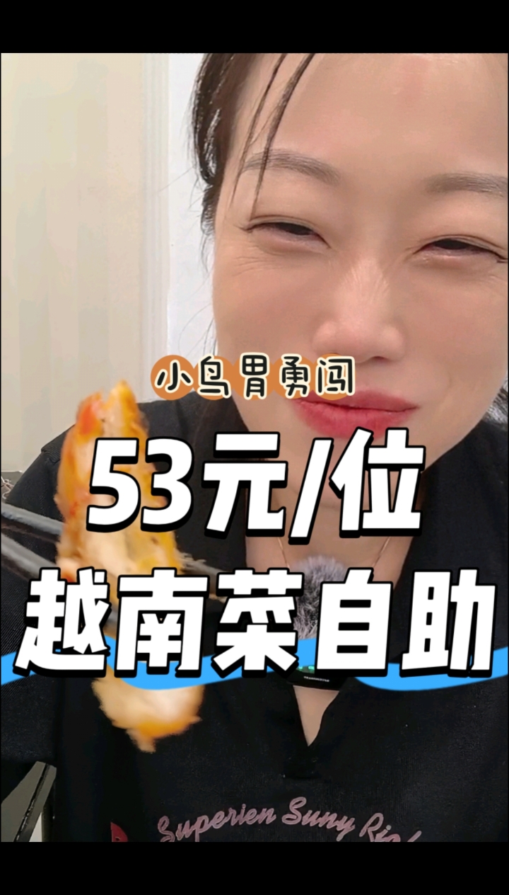 小鸟胃勇闯上海53元越南菜自助看看能吃些什么
