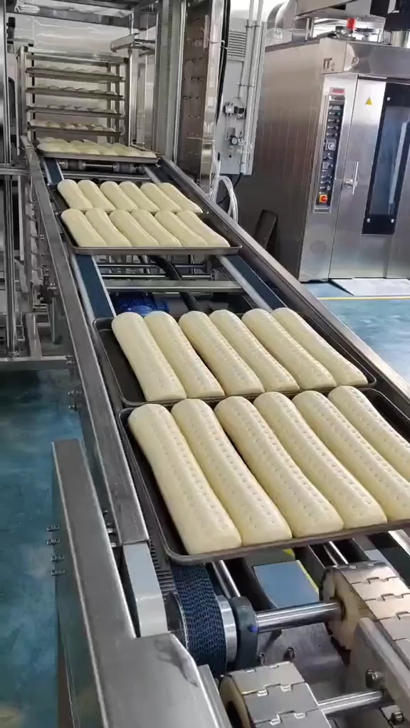 面包全自动化生产线，看着让人流口水