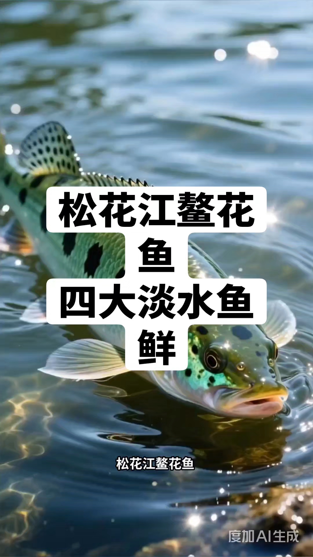 冰封江面鱼
