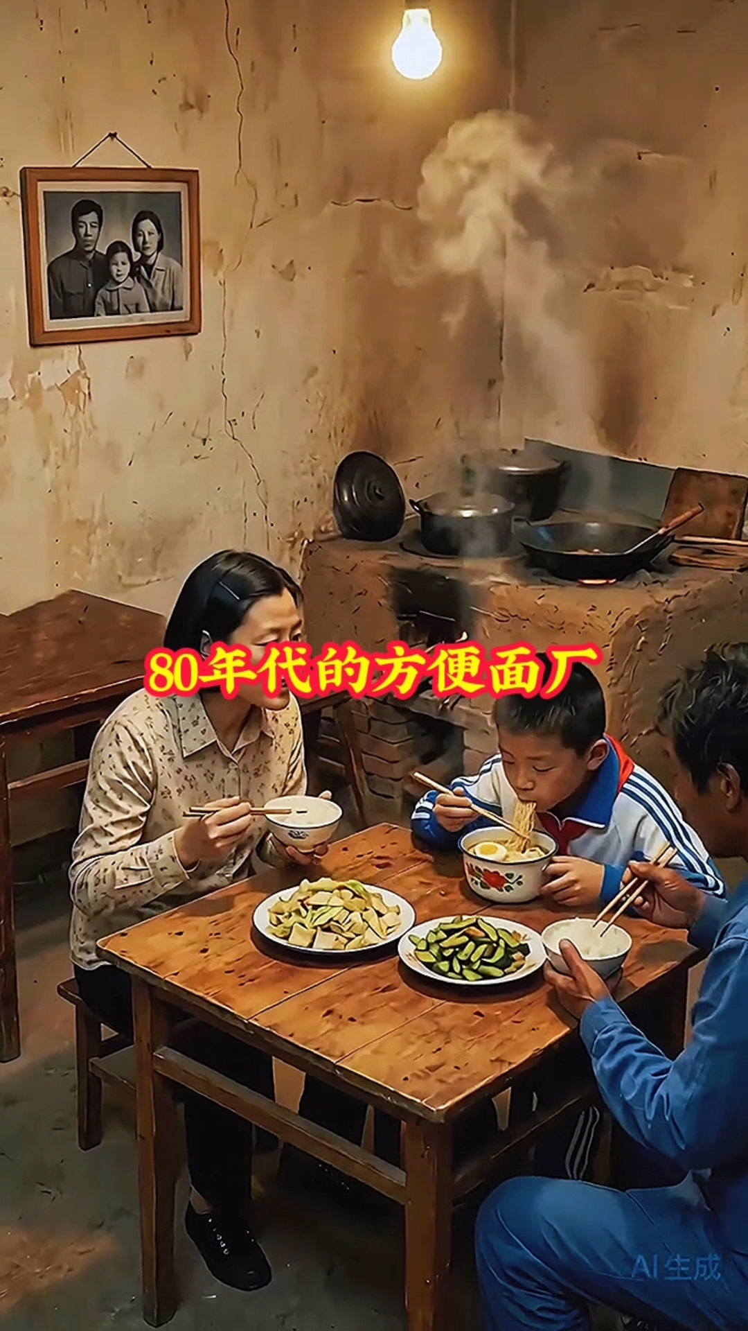 80年代的方便面厂?这碗面真能当饭吃?