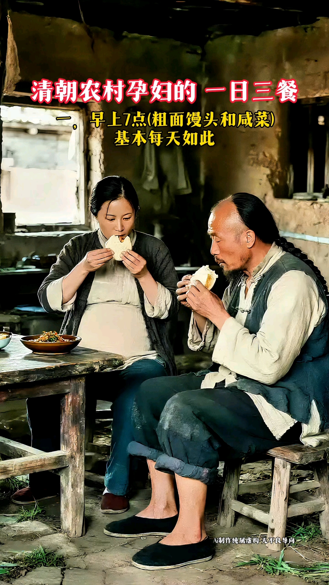 清朝农村孕妇的一日三餐