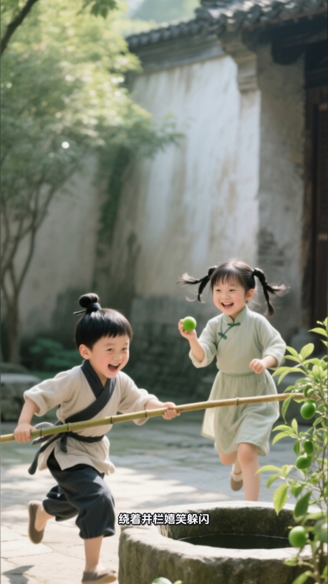 小学生必背古诗词动漫诵读与之李白《长干行》
