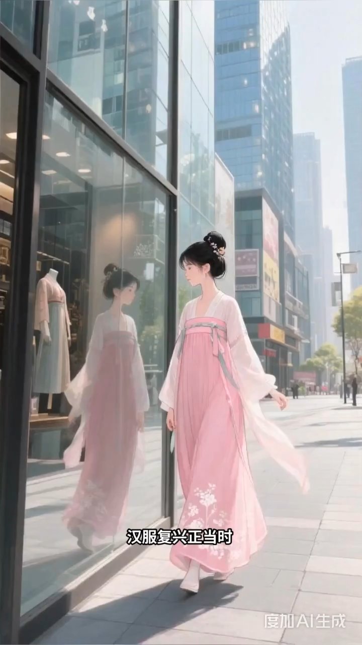 汉服潮席卷现代都市,古风与摩登碰撞出别样火花