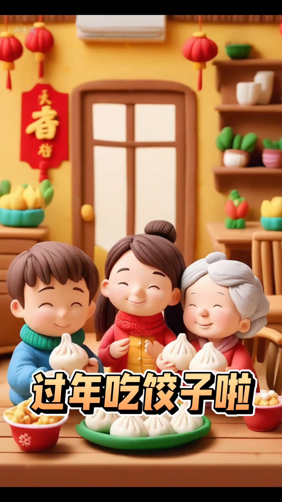 过年吃饺子