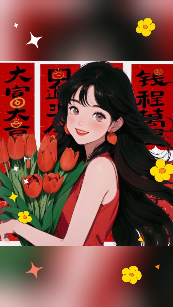2025女生版新年头像。