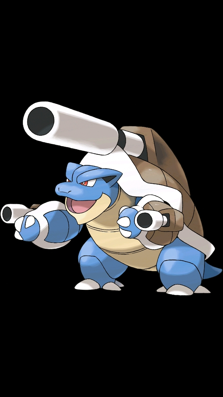 宝可梦图片大全(超级水箭龟、水箭龟、杰尼龟、可达鸭、皮卡丘)