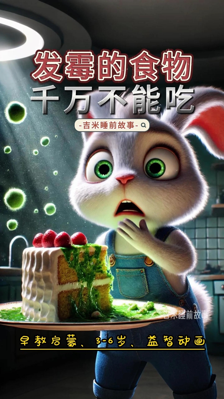 儿童睡前故事《发霉的食物千万不能吃》