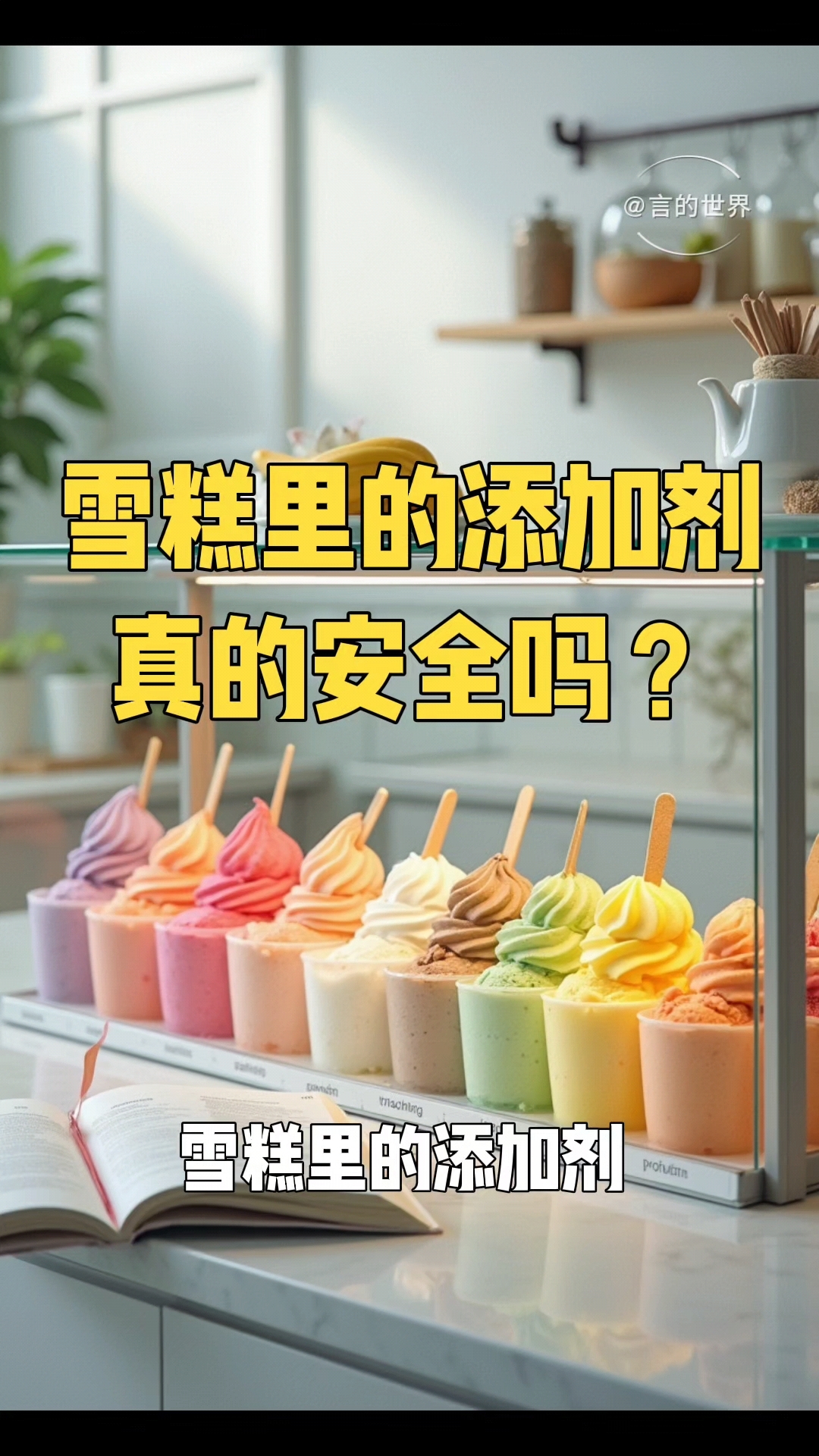 雪糕里的添加剂,真的安全吗?