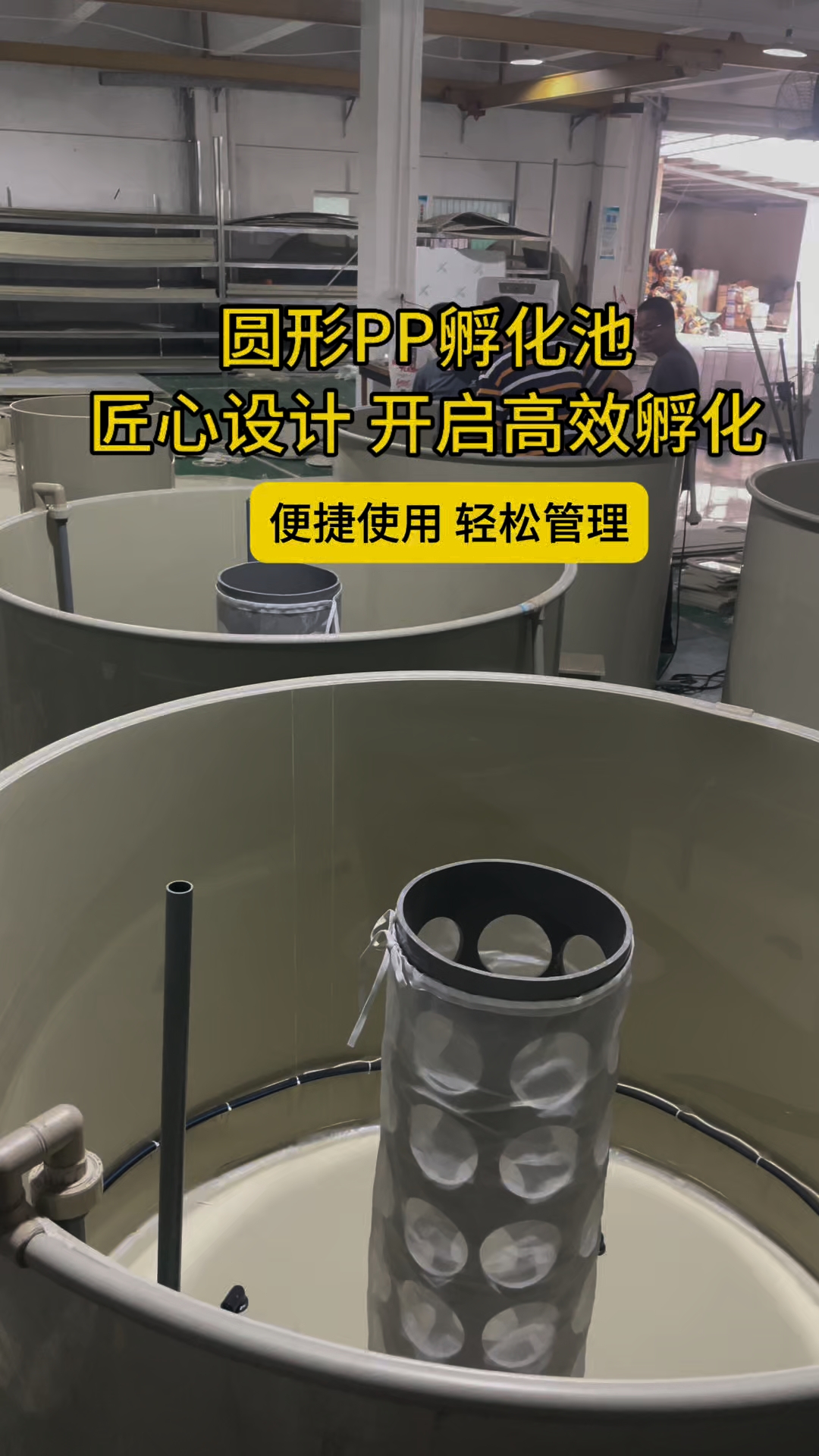 圆形PP孵化池 ,匠心设计,开启高效孵化新体验!