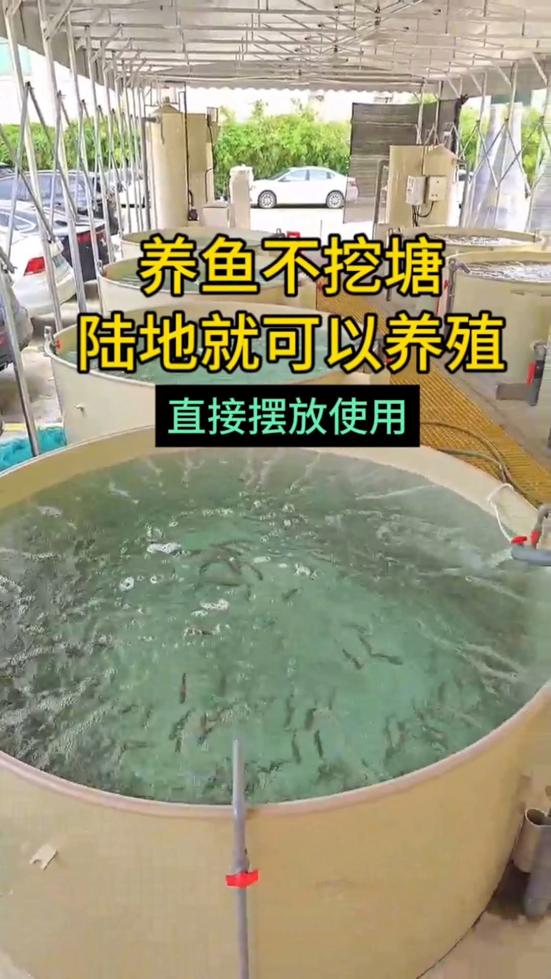内锥pp鱼池,尺寸支持定制定做,免开挖土建,工厂做好直接摆放