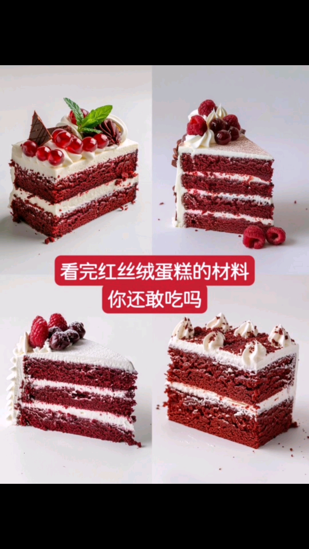 看完红丝绒蛋糕的材料,你还敢吃吗?