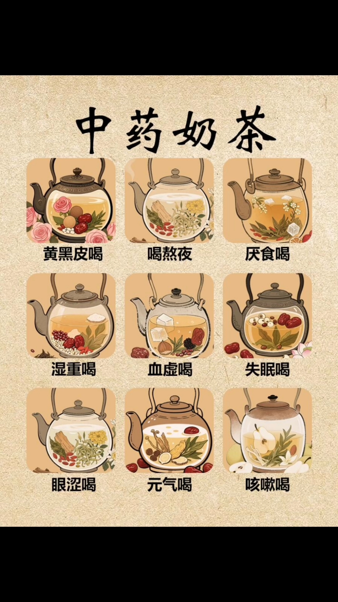 奶茶控必学!把中药铺搬进厨房,养生快乐水