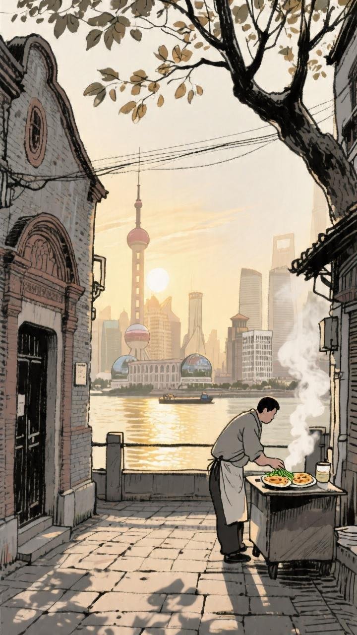 从葱油饼到蝴蝶酥:上海味道里的烟火与精致