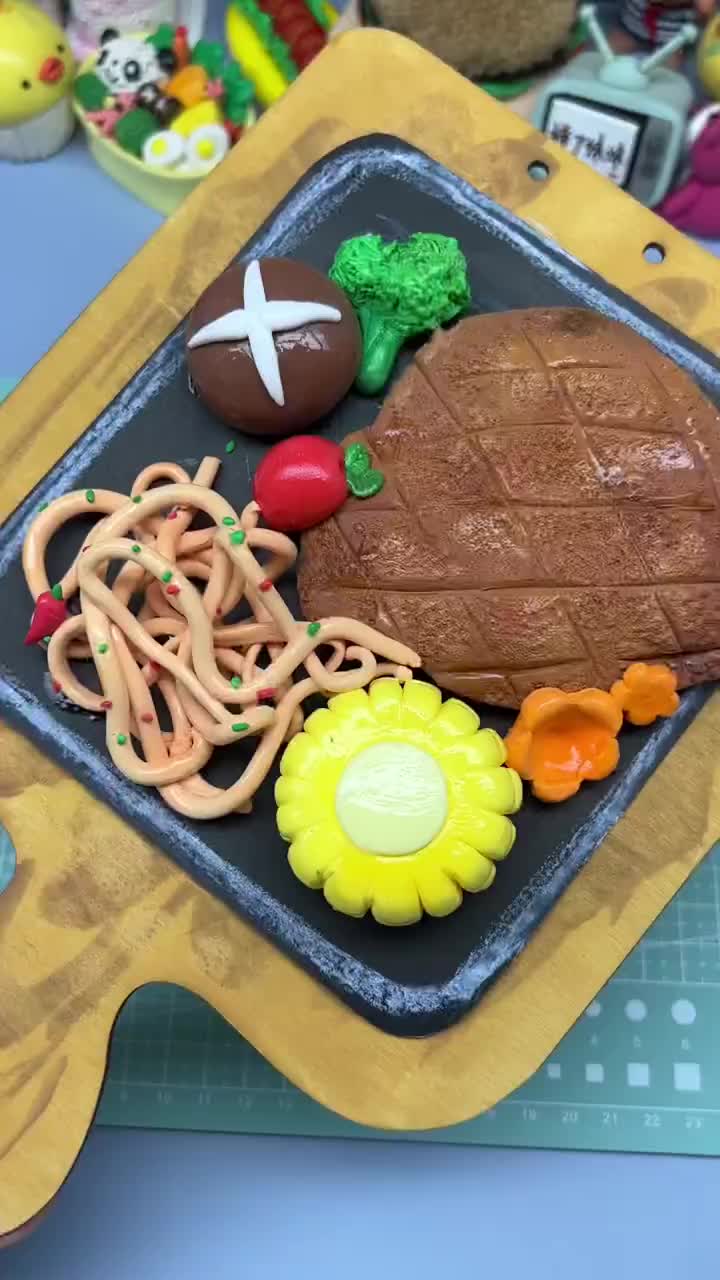 教程来喽～适合4～12岁做的粘土美食系列