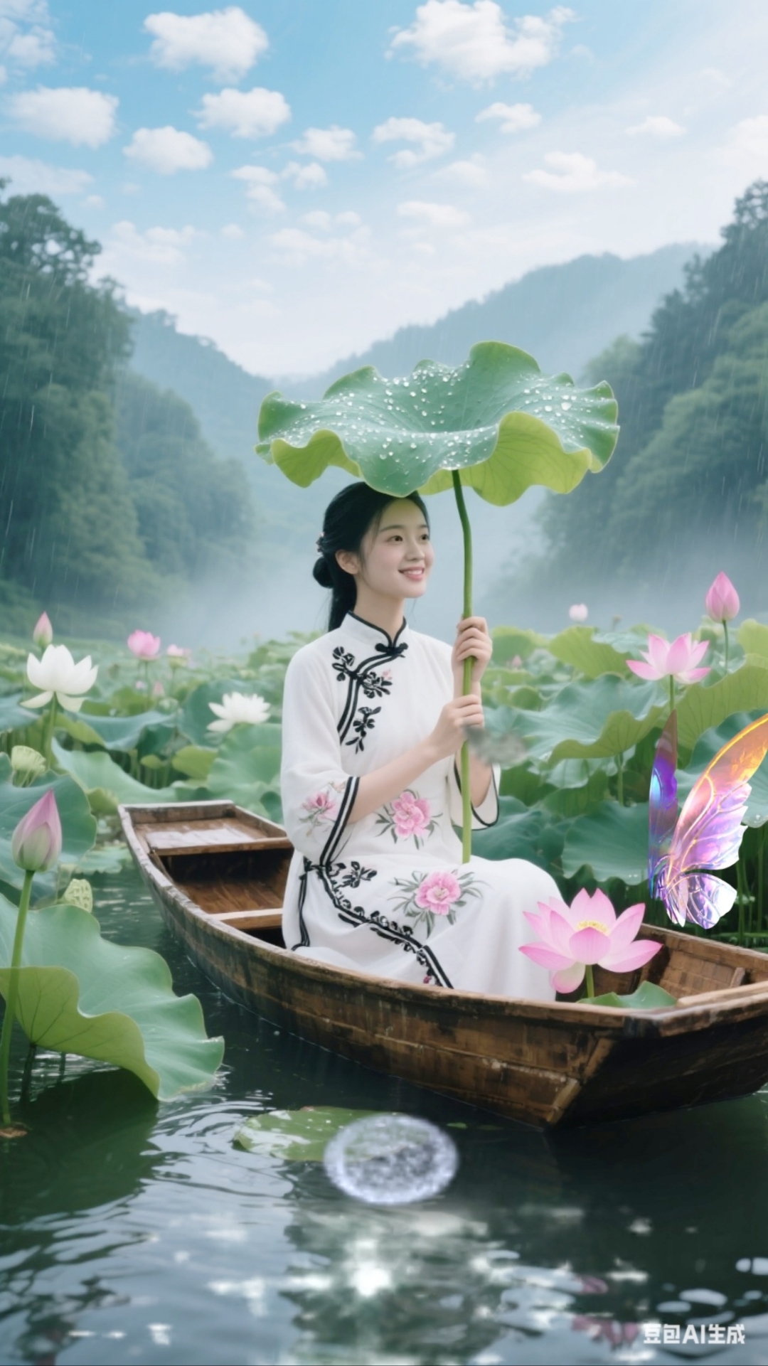 动态壁纸 荷花仙子