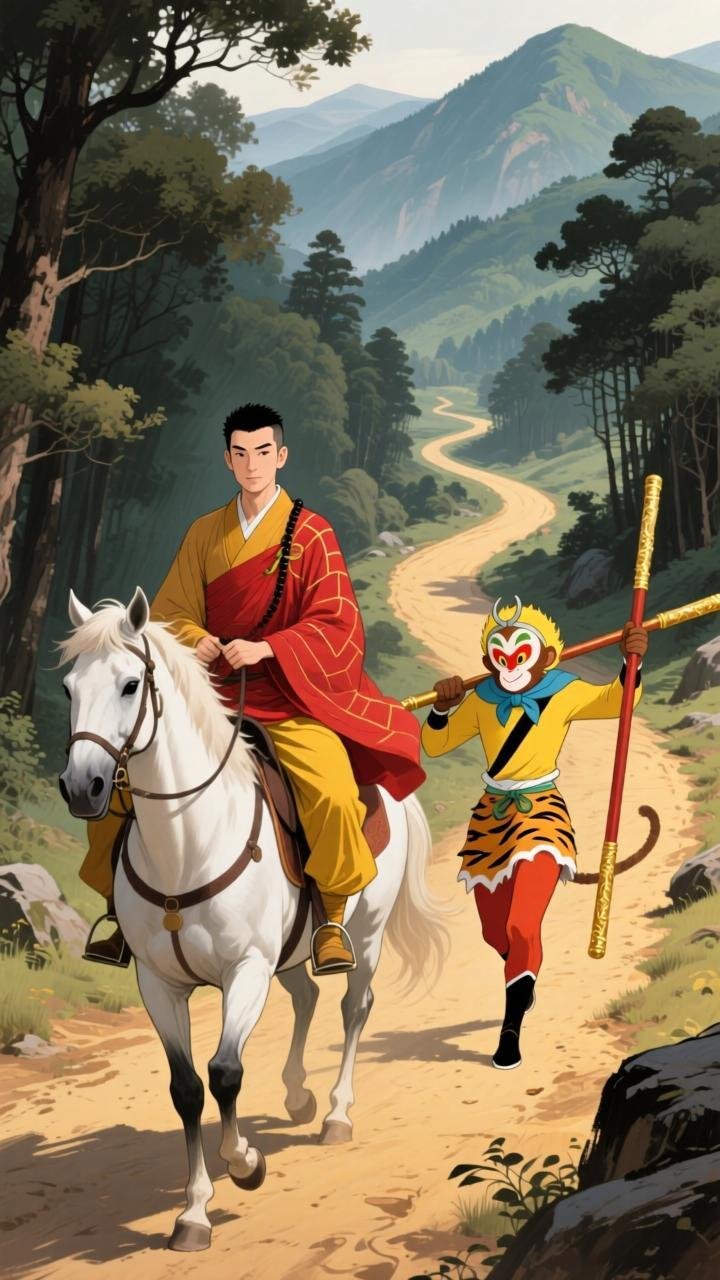 悟空棒打山神虎，虎皮裙换来真心相助