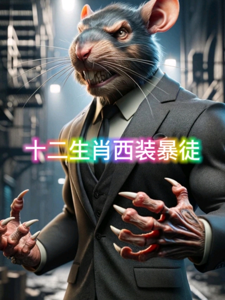 Ai画十二生肖西装暴徒震惊来袭,你们觉得呢?