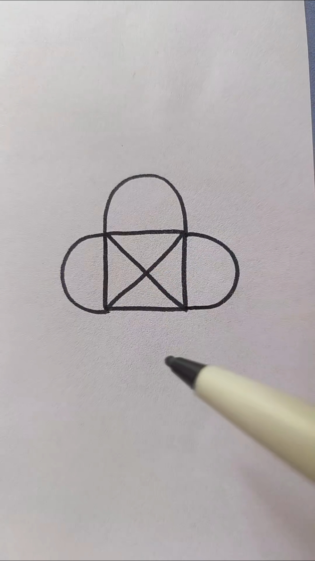 有趣的风筝简笔画