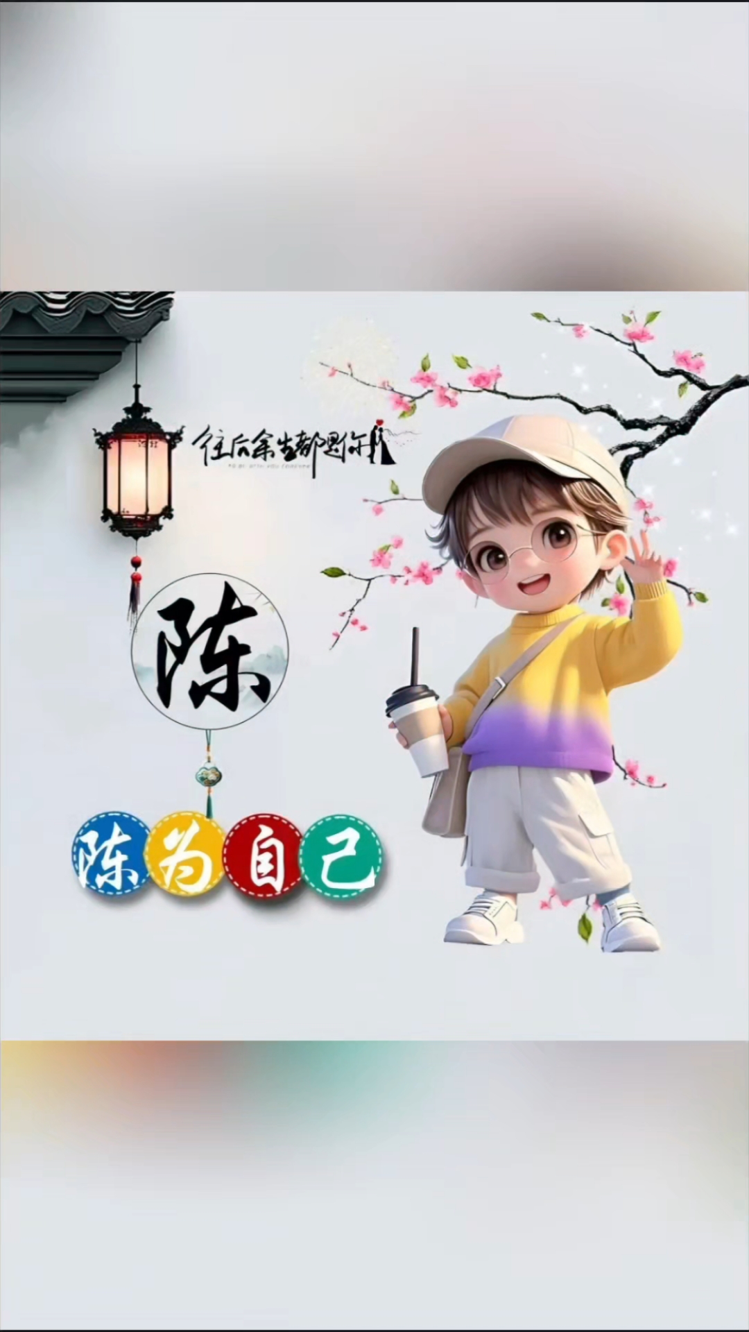 属于你的姓氏头像