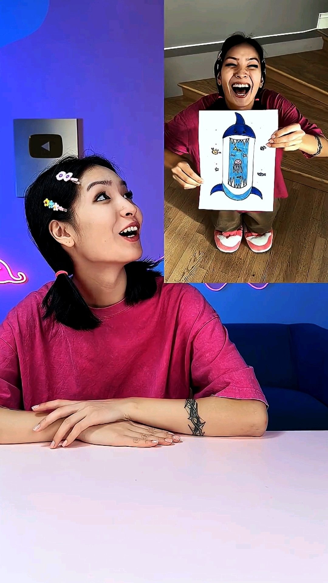 如果你要画一张鲨鱼画？