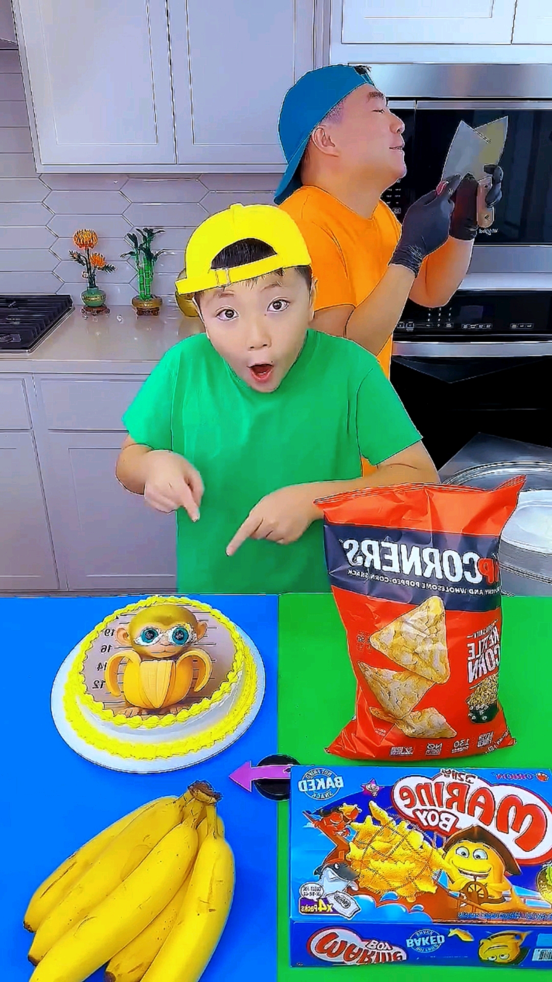 如果今天是一只可爱的香蕉猴子蛋糕？