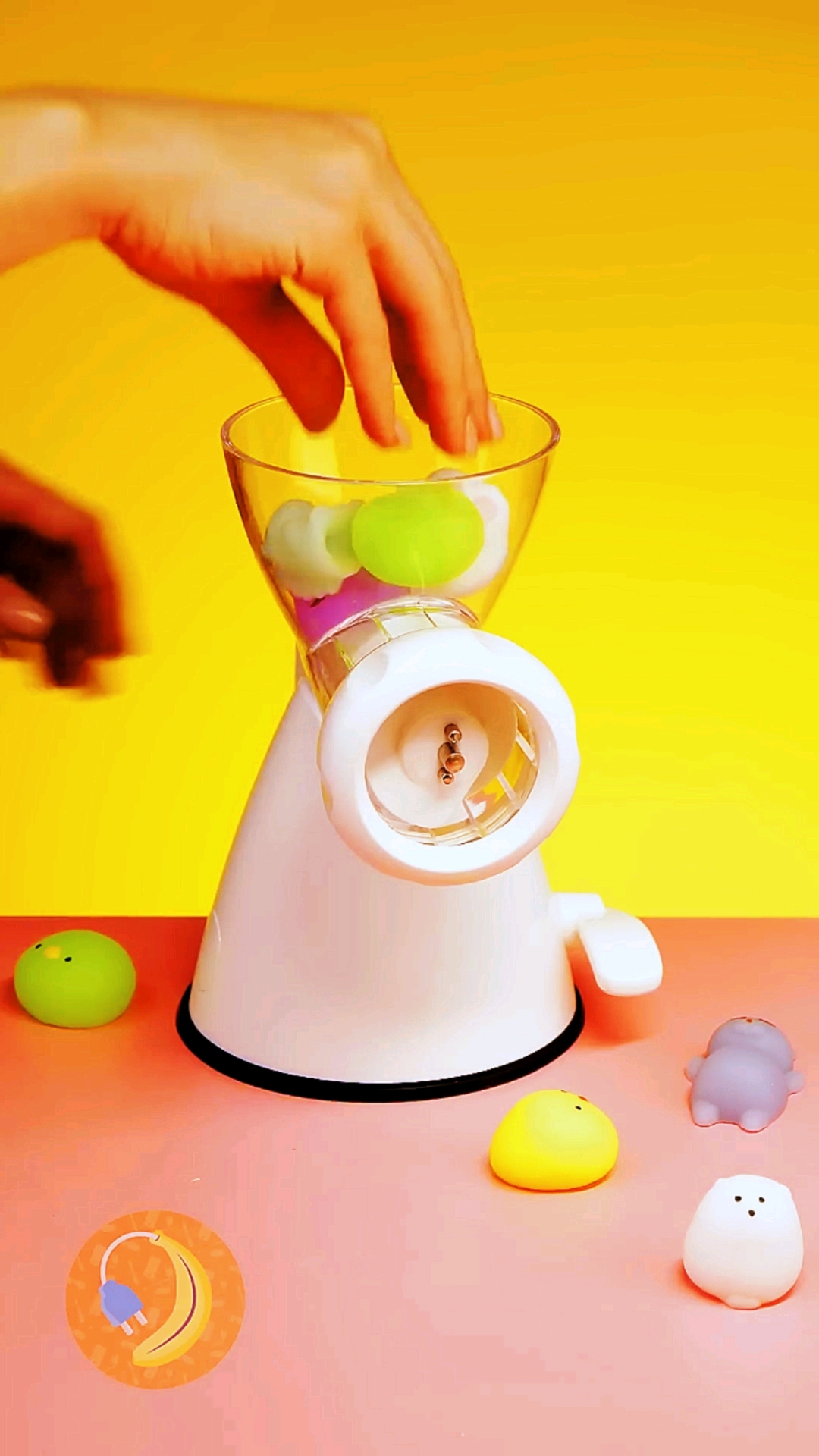 如果你把橡皮泥捏碎了?