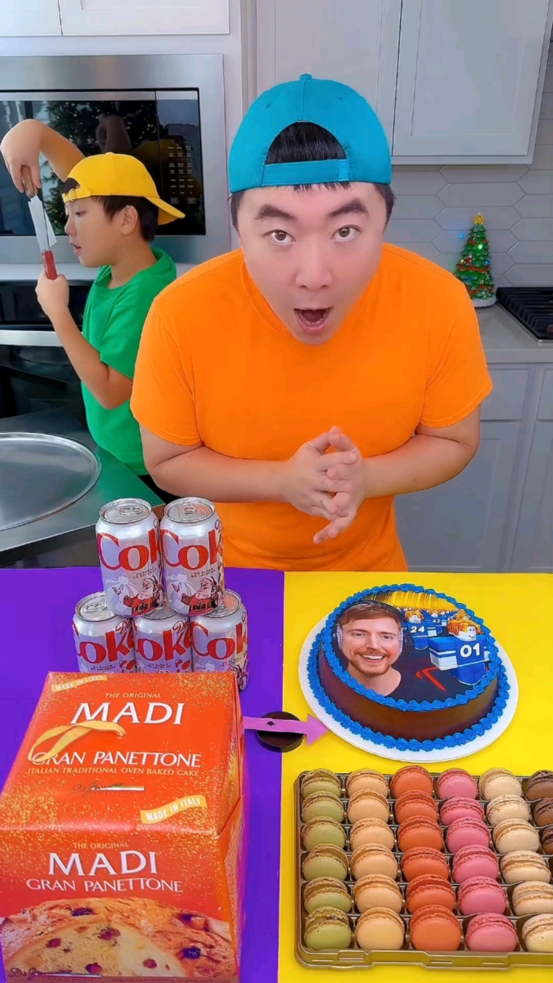 如果你和爸爸玩炒酸奶游戏?