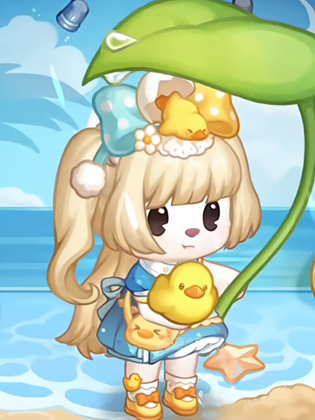 小可爱的小黄鸭！