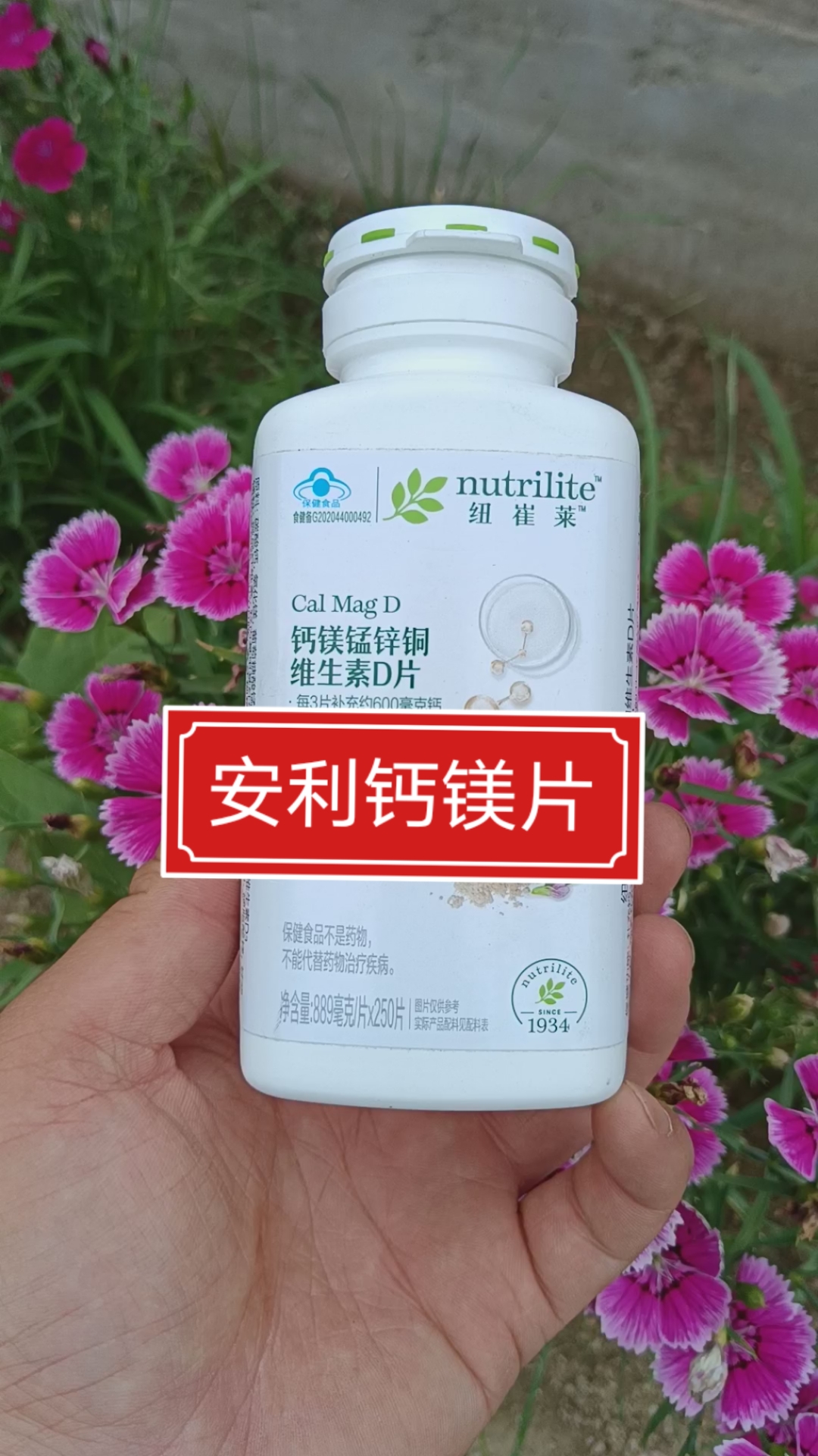 安利纽崔莱钙镁片,补充钙就用它,买一补六