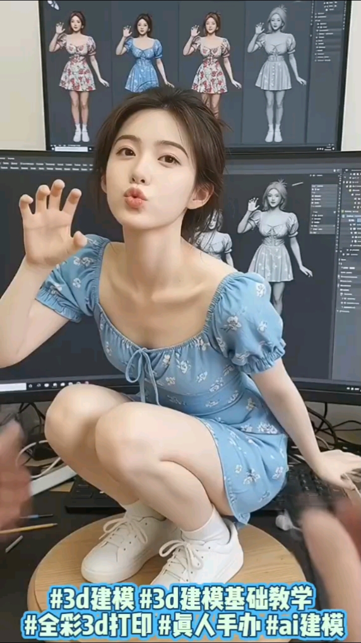 #3d建模 #3d建模基础教学 #全彩3d打印 #真人手办