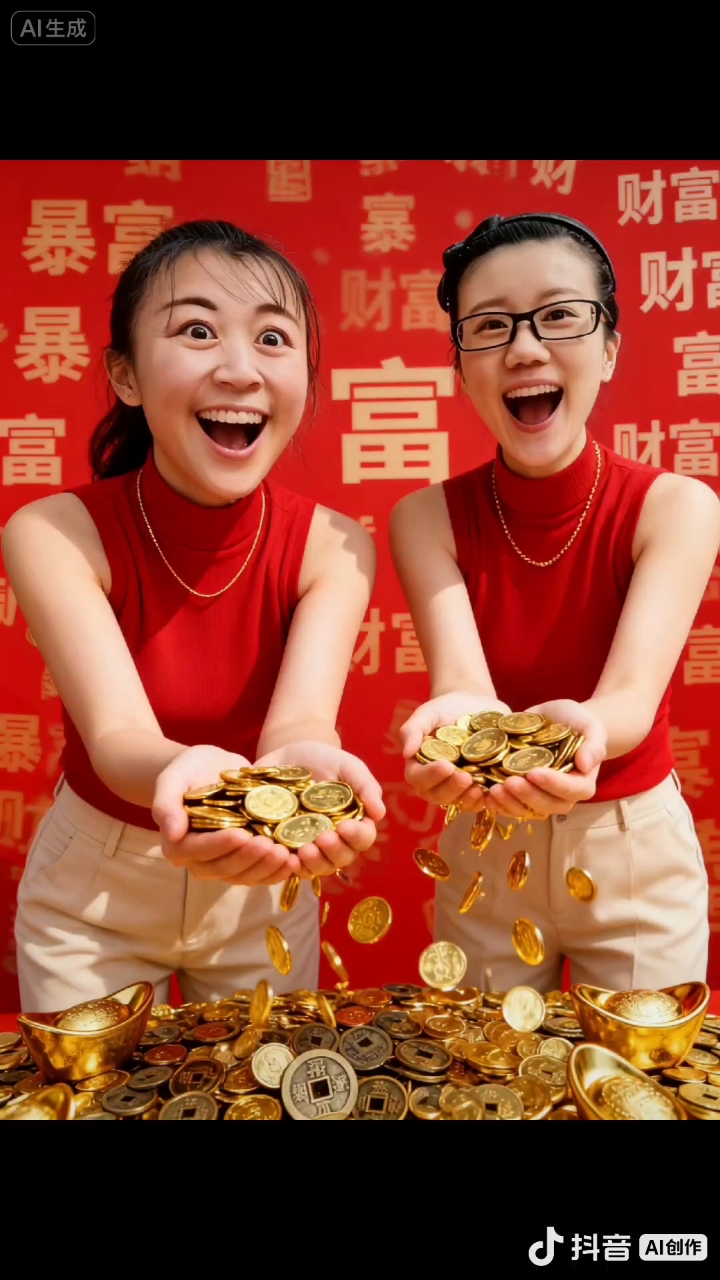 暴富暴美,爆福爆福接好运,暴富暴美