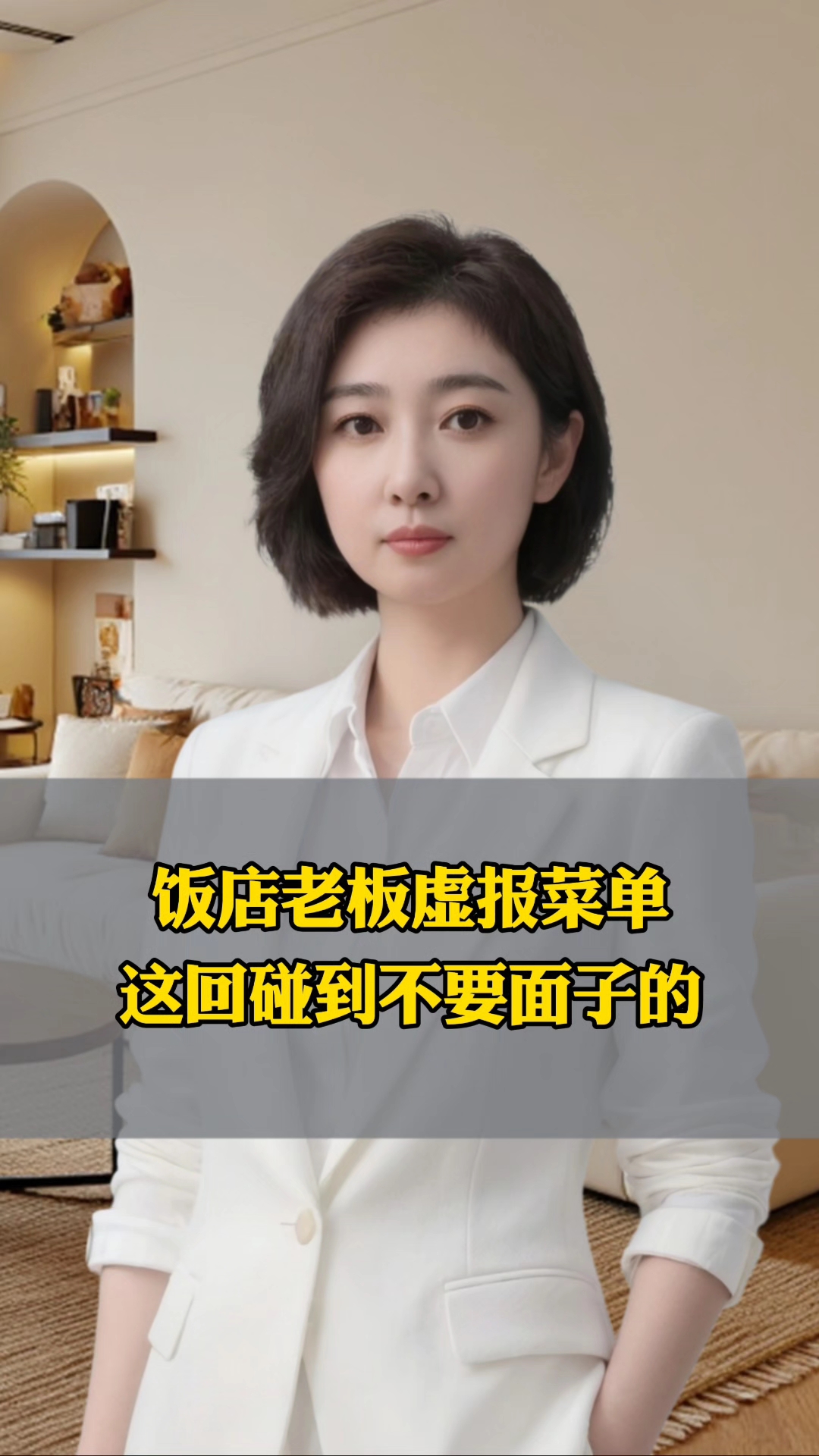 饭店老板虚报菜单这回碰到不要面子的