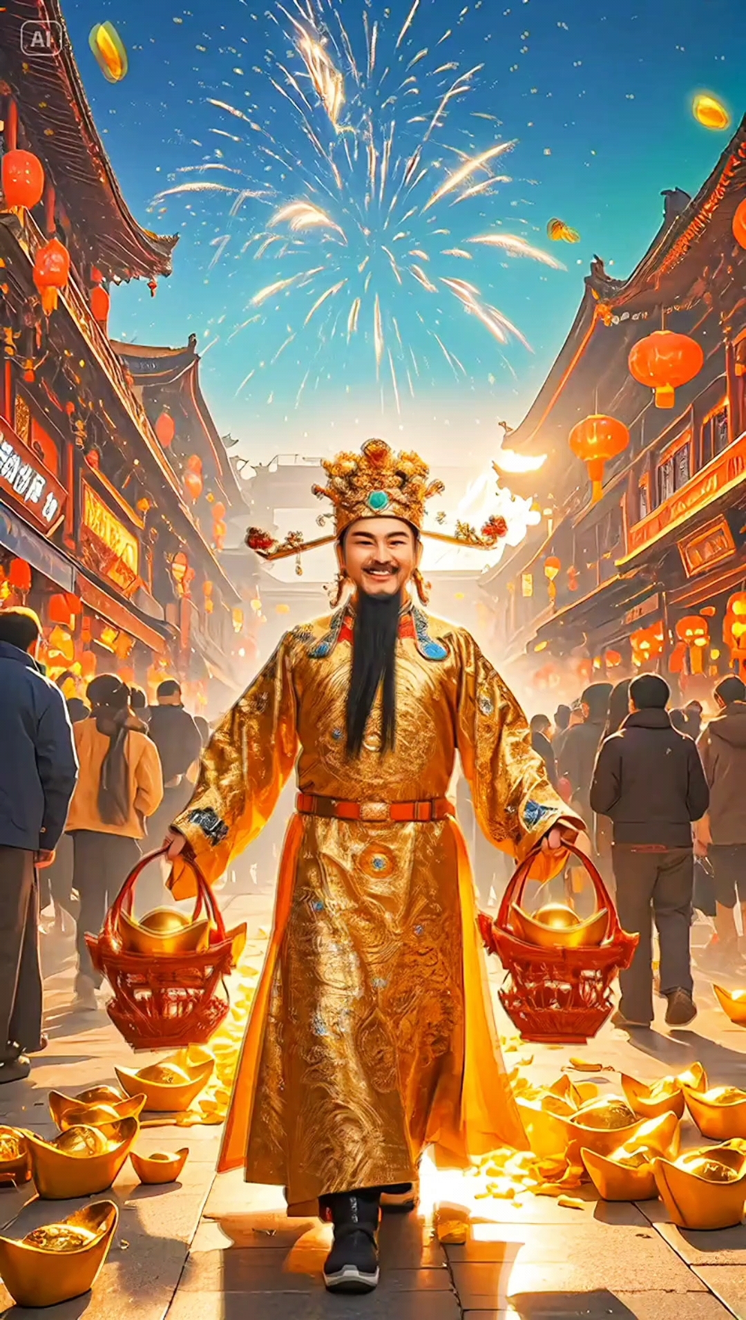 #财从四面八方来 #大吉大利 #手机壁纸  #上热门作品 