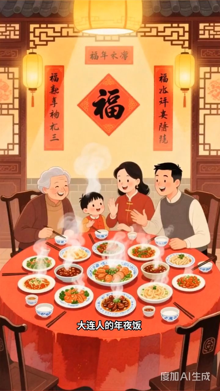 大连年夜饭22道菜，每道都有吉祥寓意