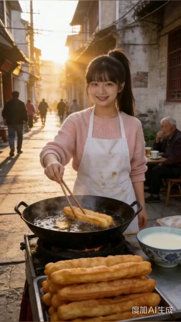 炸油条的快乐