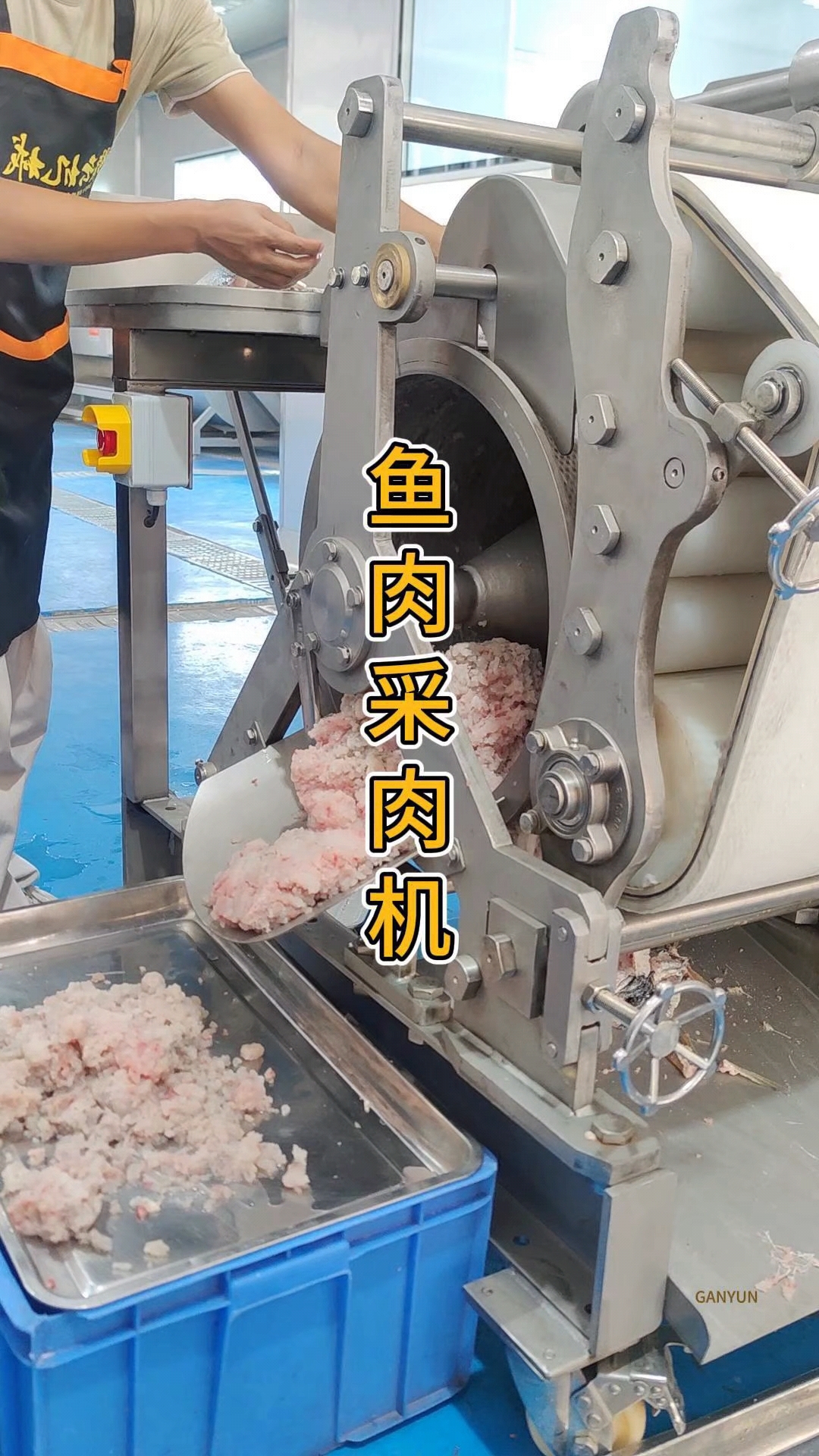大型鱼肉采肉机,鱼刺鱼骨分离机超大采肉带采肉面积更大效率更高