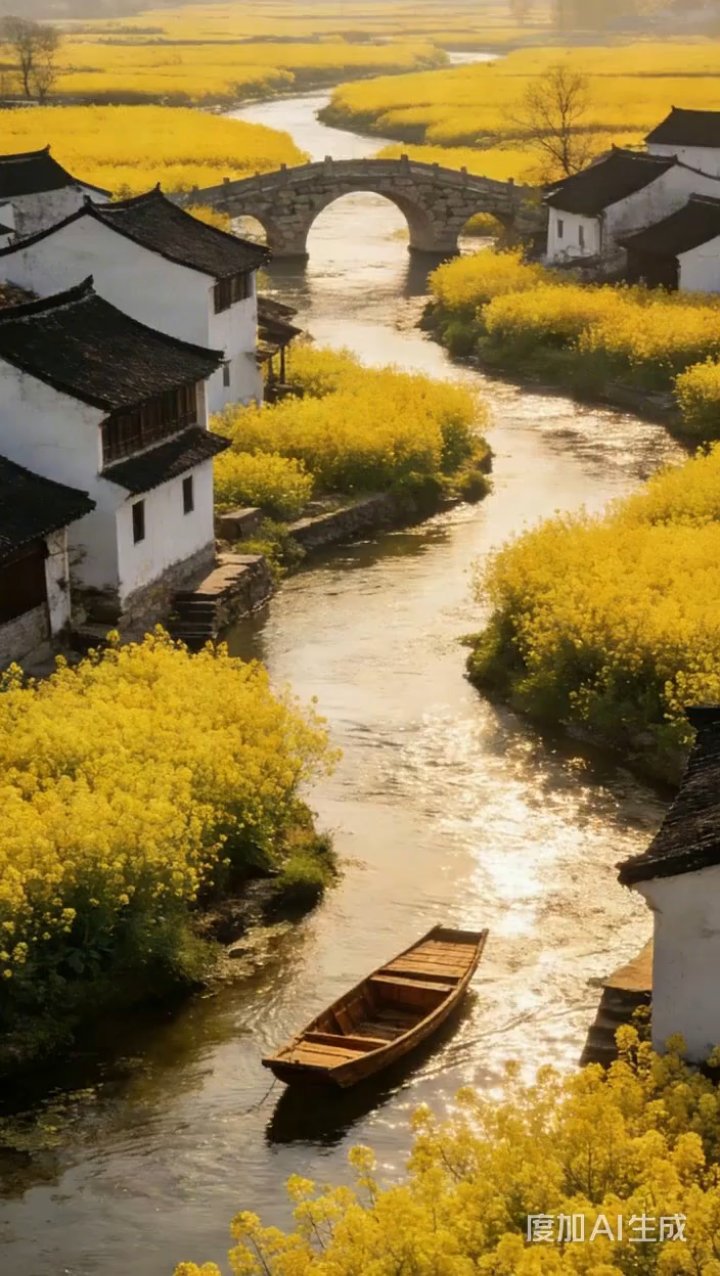 江南的油菜花,是春天的童话