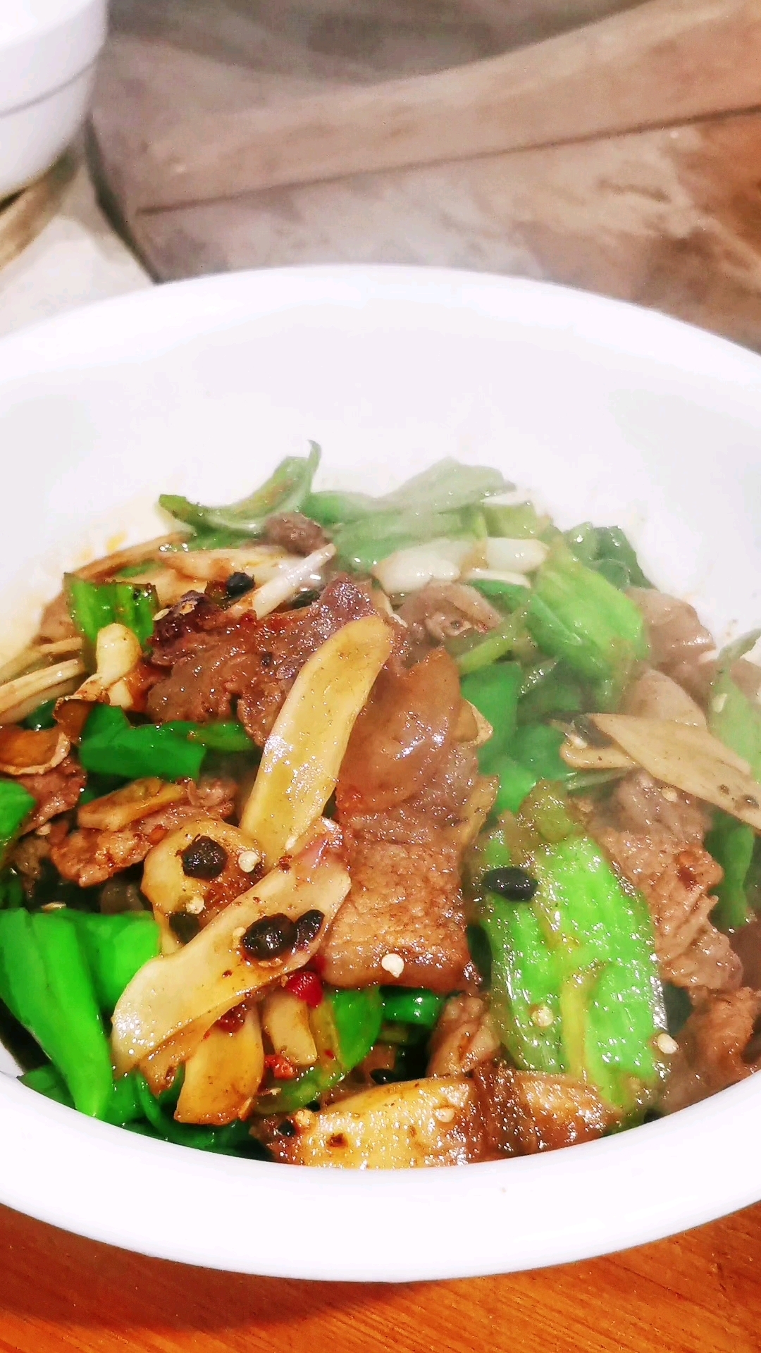 农家菜,青椒炒肉