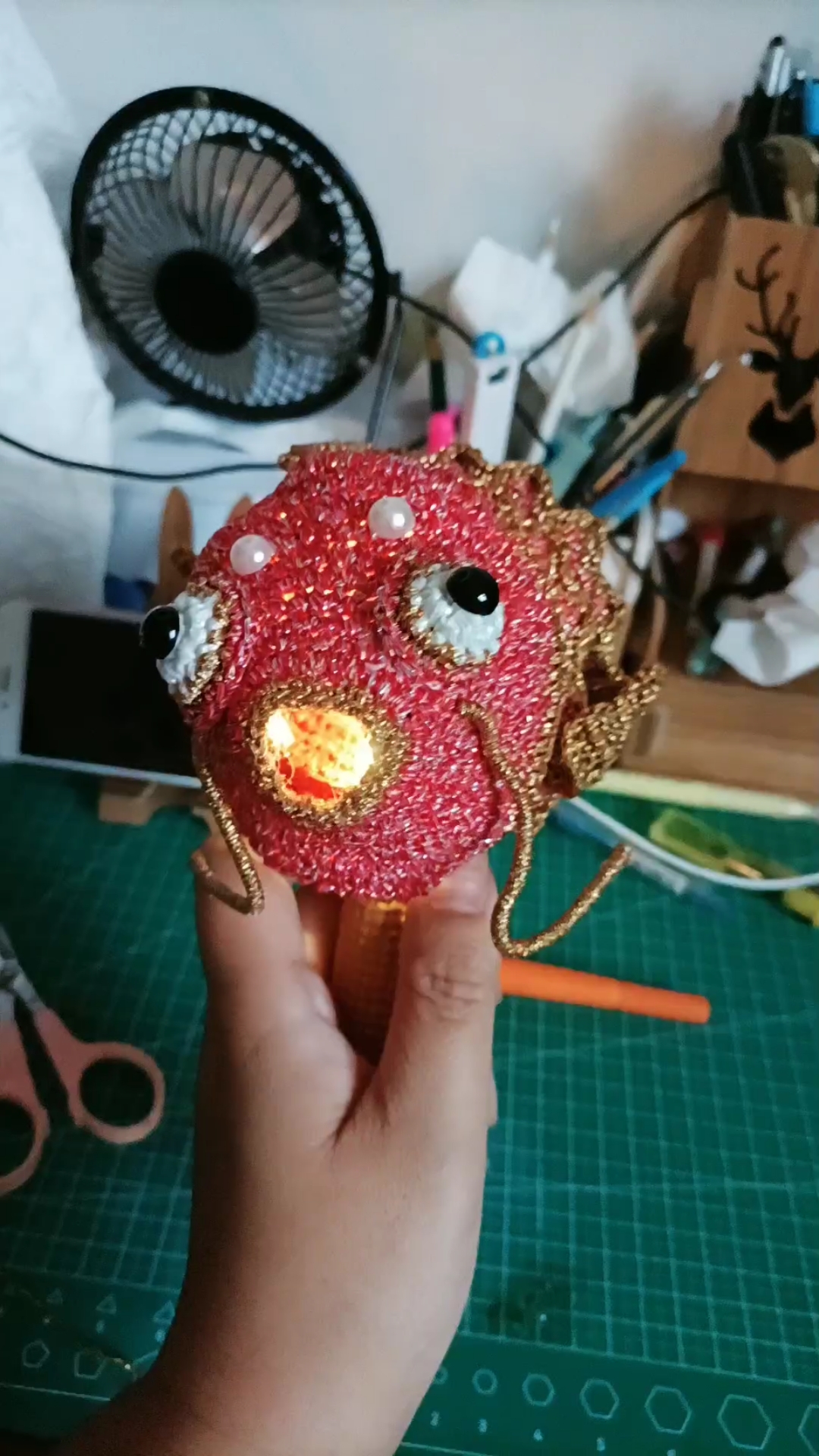 当非遗鲤鱼灯遇上传统的钩织手艺