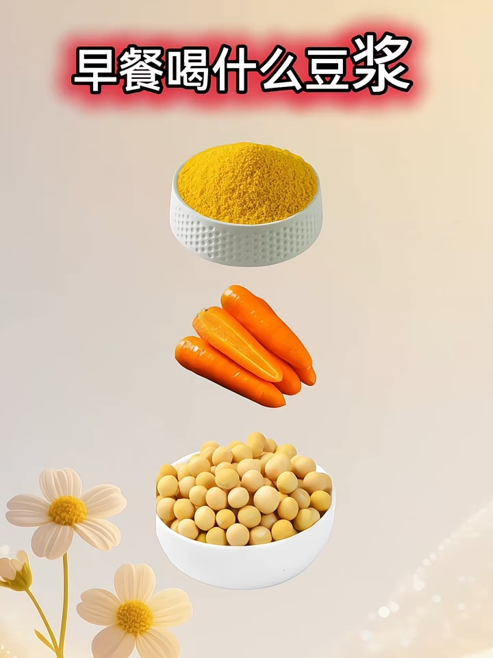 早餐喝什么豆浆?