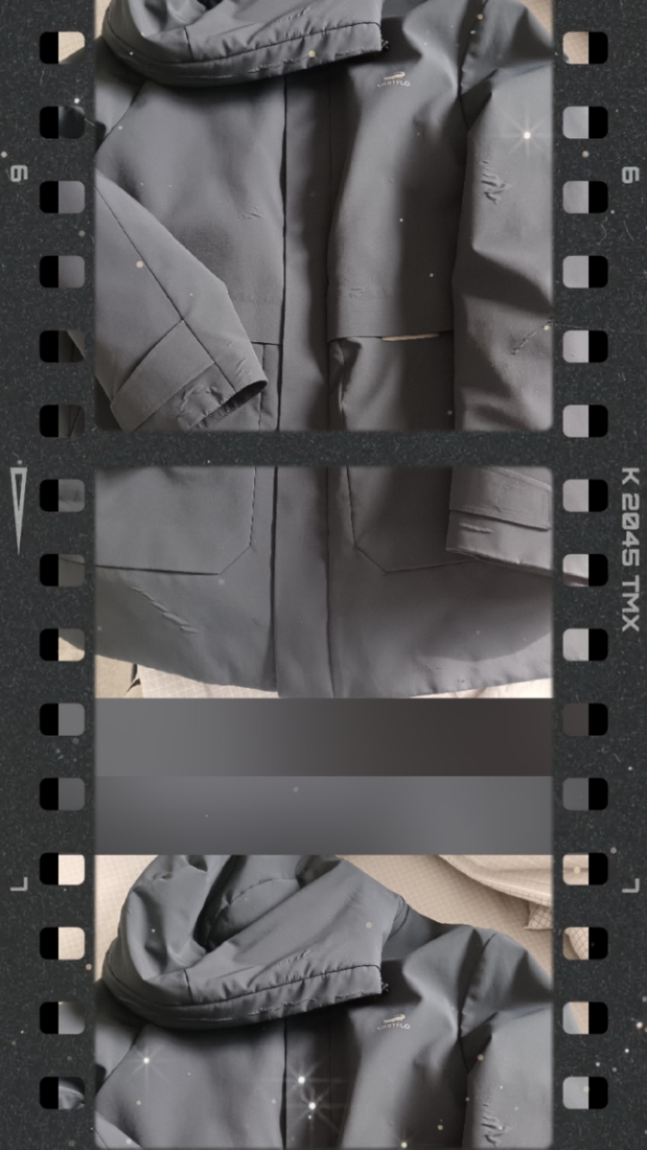 卡帝乐鳄鱼羽绒服2年2个月就出现褶皱现象,正常吗?