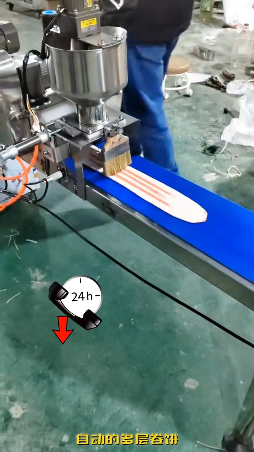 小型仿手工油酥烧饼机 省时省力出饼快